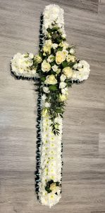 Cross funeral tribute